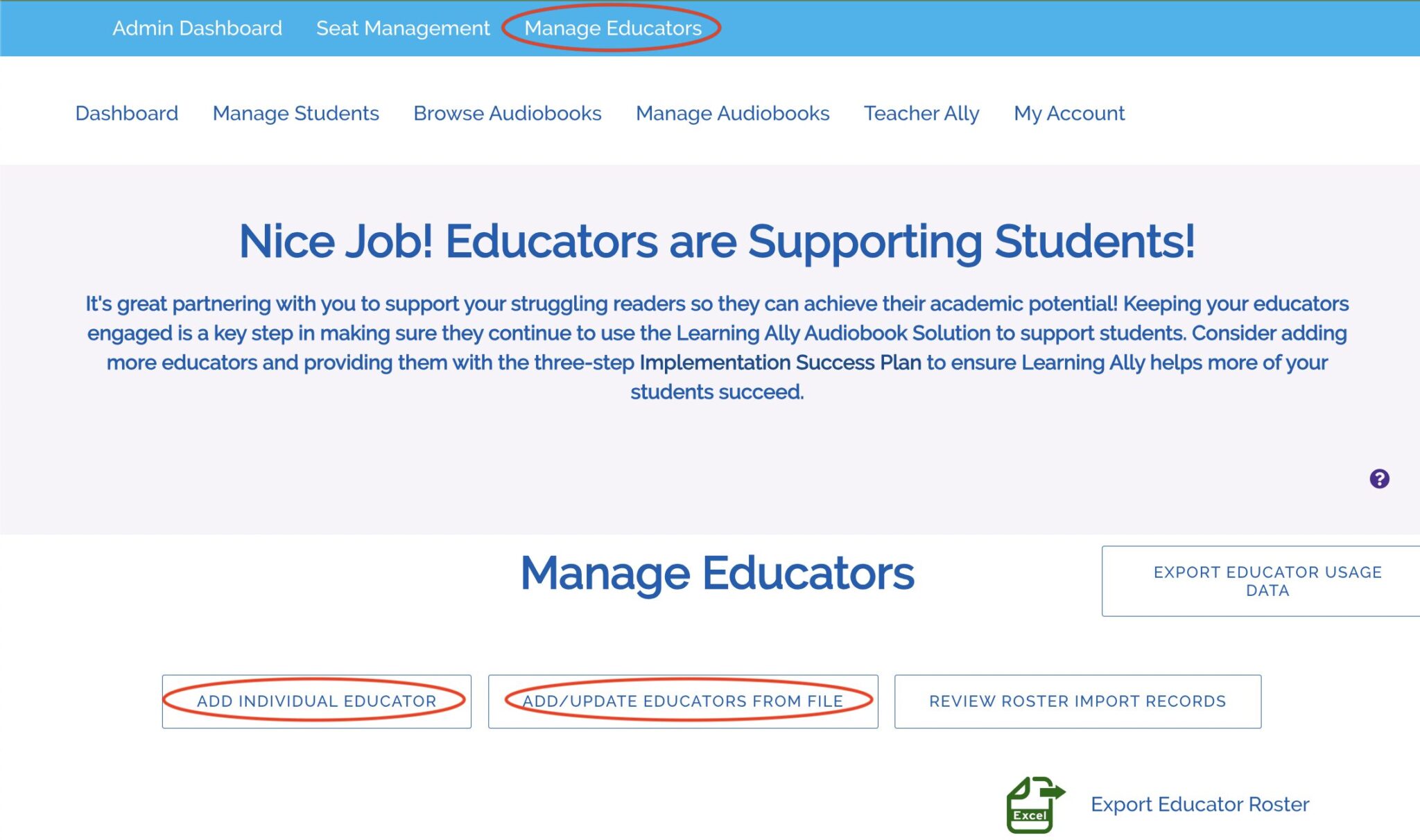 How to use Teacher Ally - Learning Ally