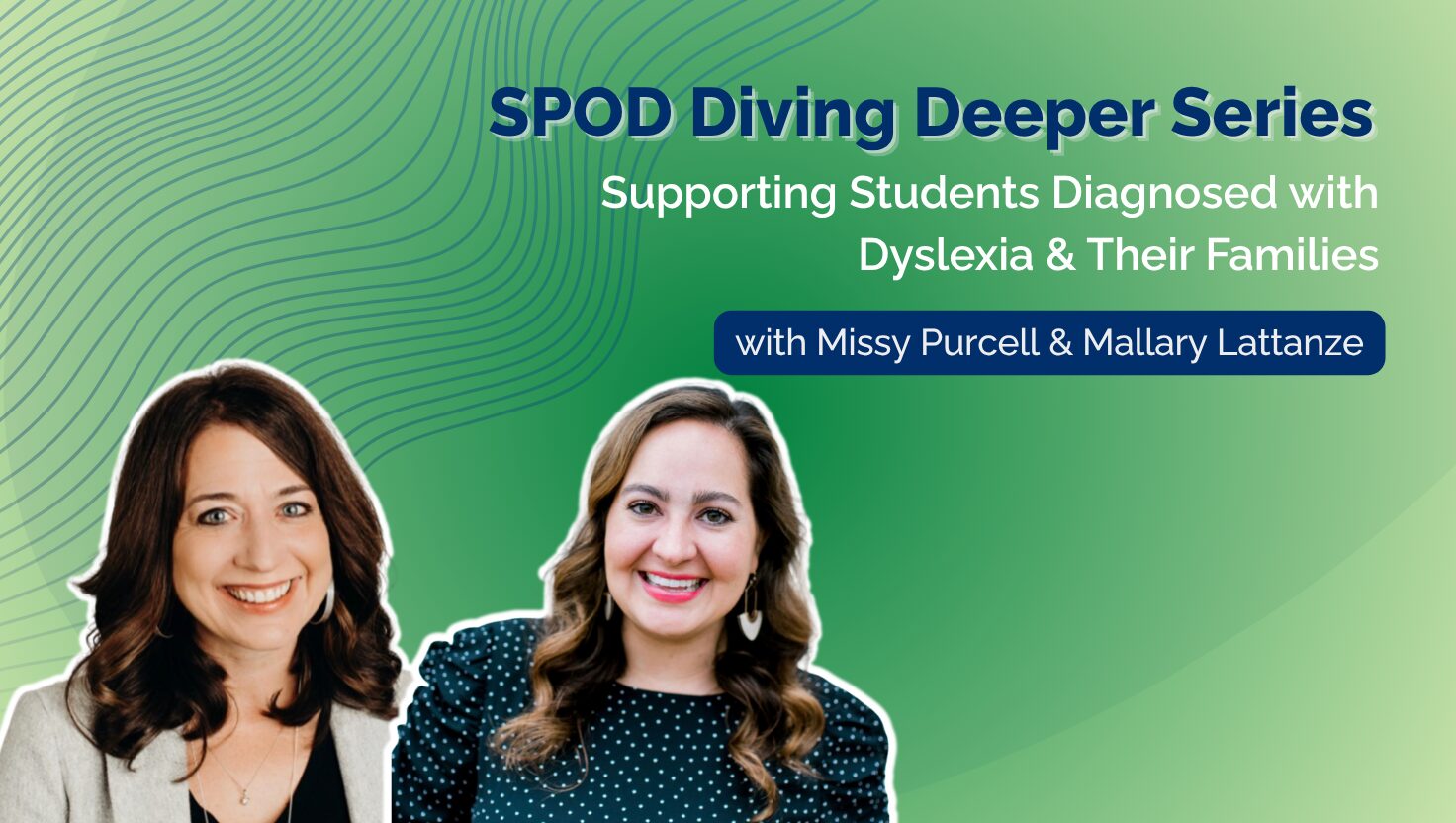 Supporting Students with Dyslexia webinar image